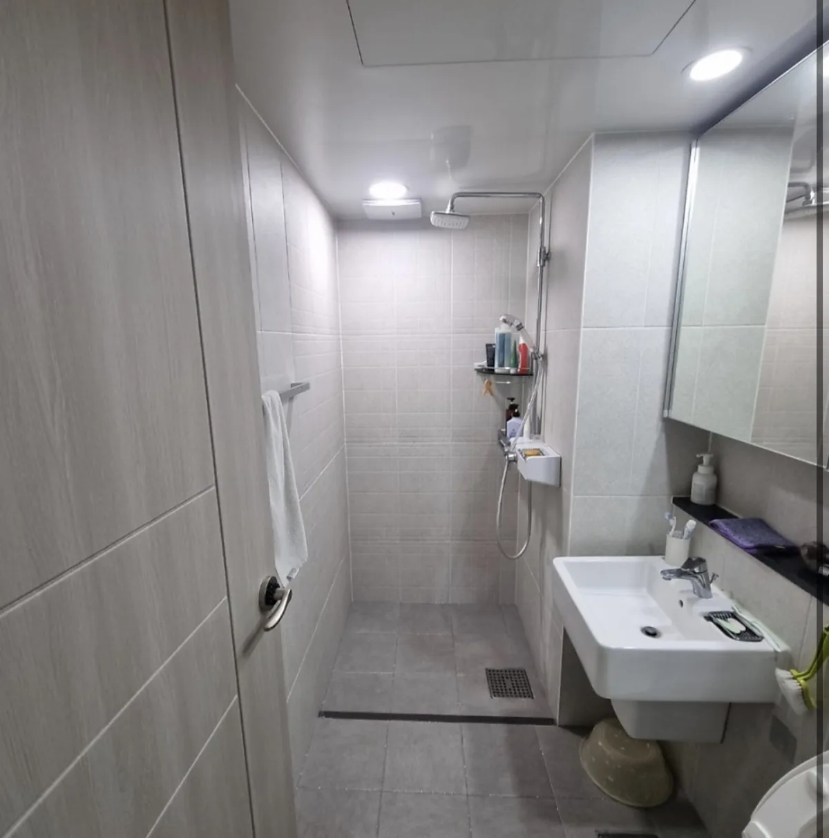 샤워부스 시공 과정 2